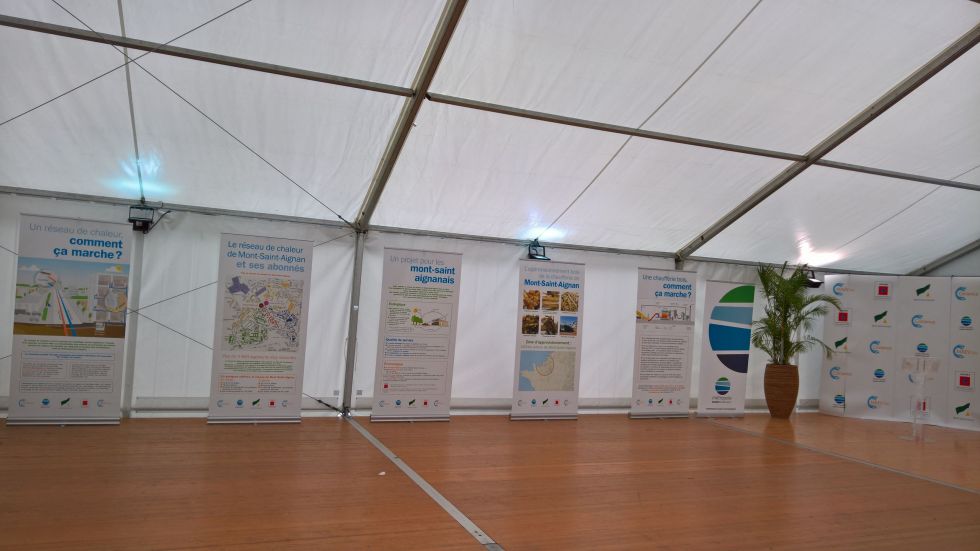 Inauguration de la chaufferie Biomasse de Mont Saint Aignan